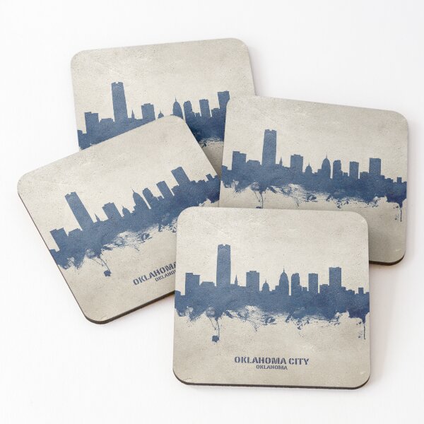Aperçu de l'œuvre Oklahoma City Skyline créée et vendue par ArtPrints.