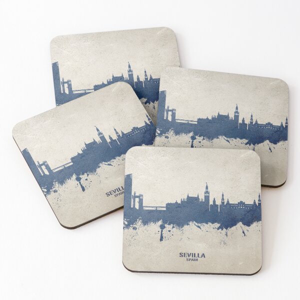 Artikelvorschau, Sevilla Spain Skyline entworfen und verkauft von ArtPrints.