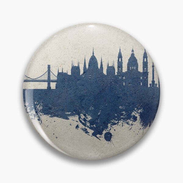 Item preview, Budapest Hungary Skyline designed and sold by ArtPrints.