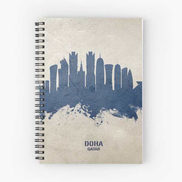 Artikelvorschau, Doha Qatar Skyline entworfen und verkauft von ArtPrints.