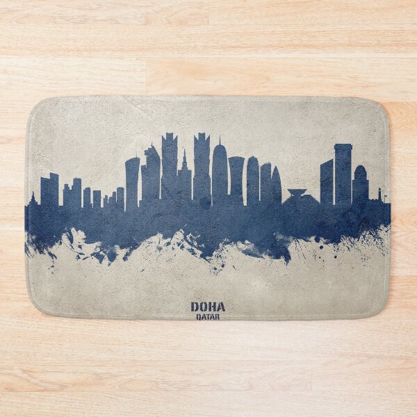 Item preview, Doha Qatar Skyline designed and sold by ArtPrints.