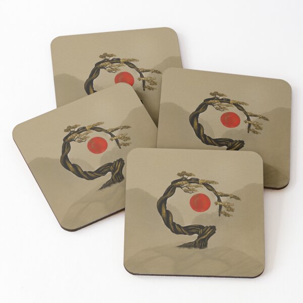 Item preview, Enso Zen Circle Bonsai Tree  designed and sold by k9printart.