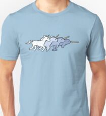 Unicorn Narwhal Evolution Unisex T-Shirt