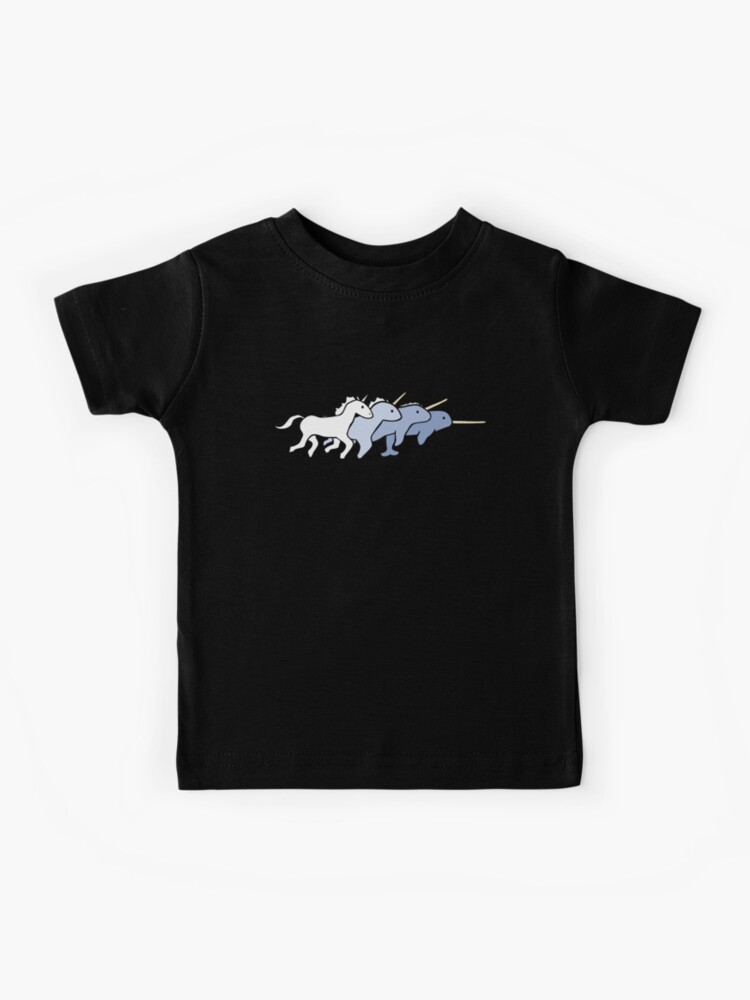 Unicorn Narwhal Evolution Kids T-Shirt for Sale by jezkemp