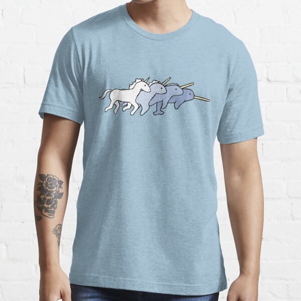 Unicorn Narwhal Evolution Essential T-Shirt