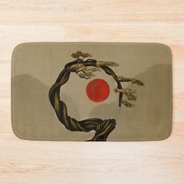 Item preview, Enso Zen Circle Bonsai Tree  designed and sold by k9printart.