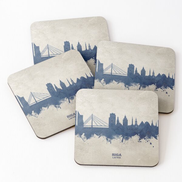 Item preview, Riga Latvia Skyline designed and sold by ArtPrints.