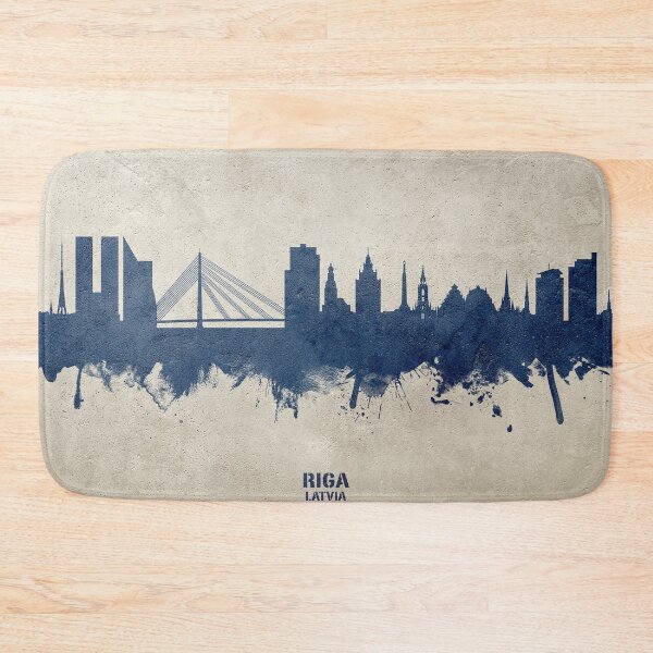 Item preview, Riga Latvia Skyline designed and sold by ArtPrints.