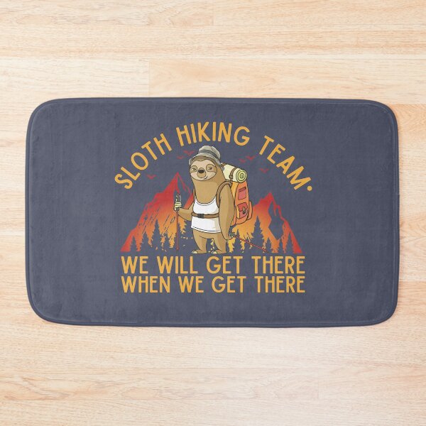 Item preview, Sloth Hiking Team - We will get there, when we get there, Funny Vintage designed and sold by alenaz.