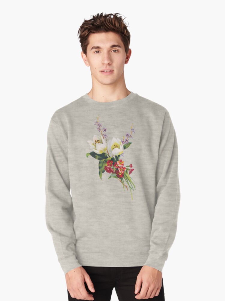 sweatshirt flowers