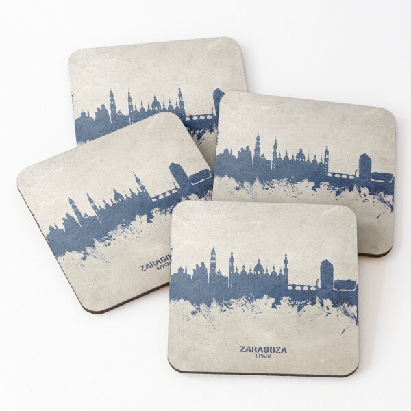 Item preview, Zaragoza Spain Skyline designed and sold by ArtPrints.