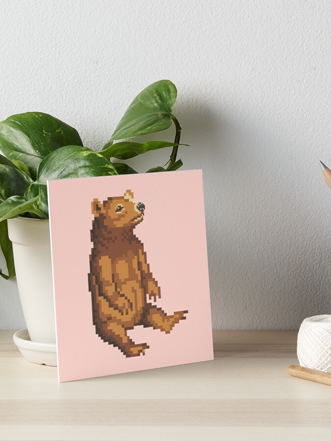 The Teddy Bear Art Board Print By Colatudo Redbubble - images teddybear texture 2 roblox