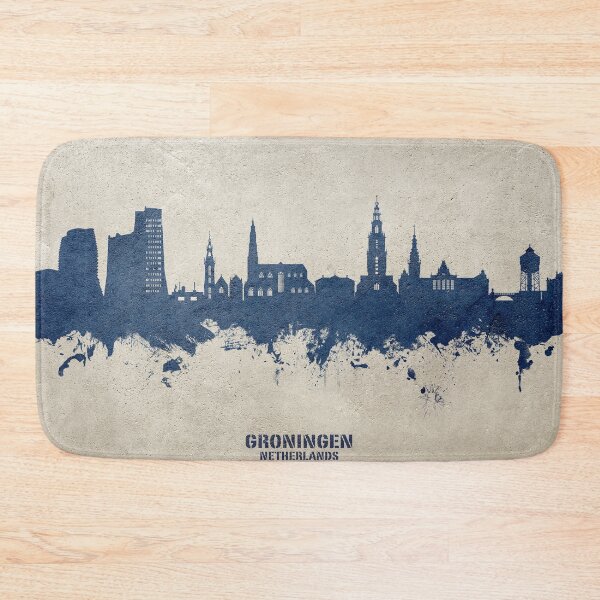 Item preview, Groningen The Netherlands Skyline designed and sold by ArtPrints.