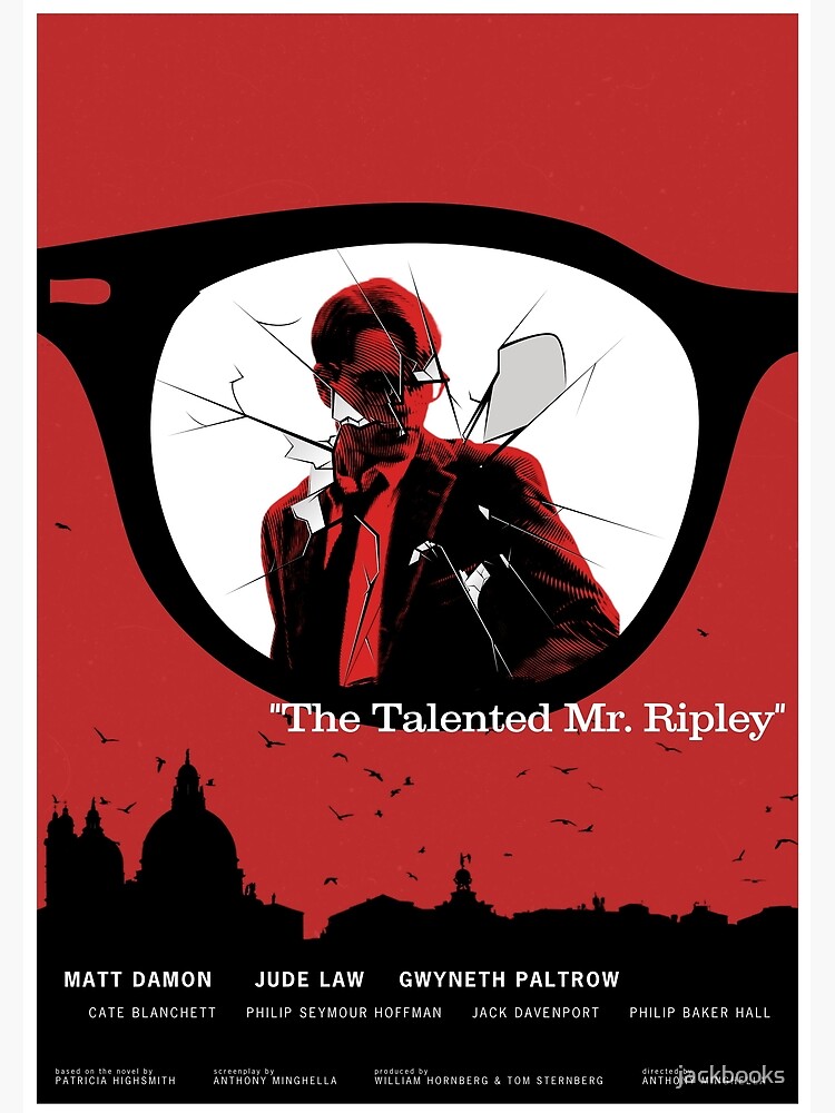 "The Talented Mr. Ripley (1999) - Movie Poster Design" Art Print By ...