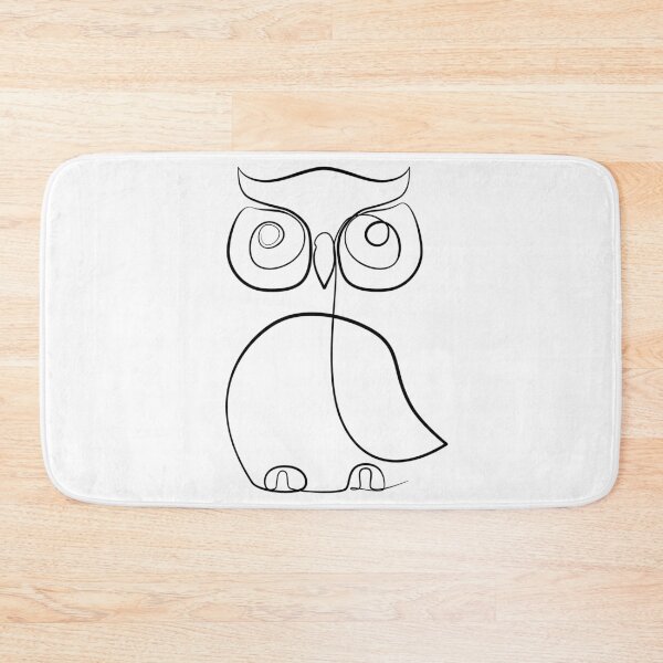 Item preview, Owl in one line designed and sold by evk-art.