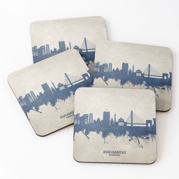 Item preview, Bucharest Romania Skyline designed and sold by ArtPrints.