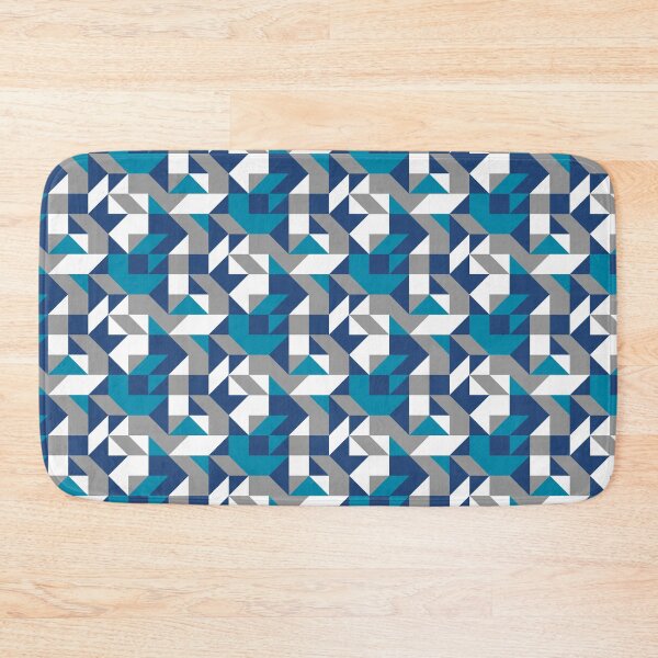 Item preview, Ocean Retro Geometric Mosaic designed and sold by weirdAffect.