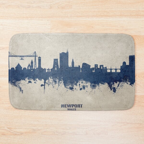 Item preview, Newport Wales Skyline designed and sold by ArtPrints.