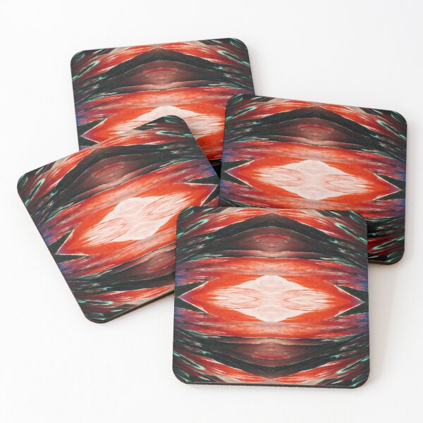 Item preview, Tangerine Flash Rorschach  designed and sold by lyndseyart.