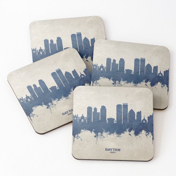 Artikelvorschau, Dayton Ohio Skyline entworfen und verkauft von ArtPrints.
