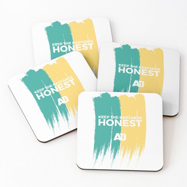 Item preview, AD Keep The Bastards Honest Green and Yellow designed and sold by Australian Democrats.