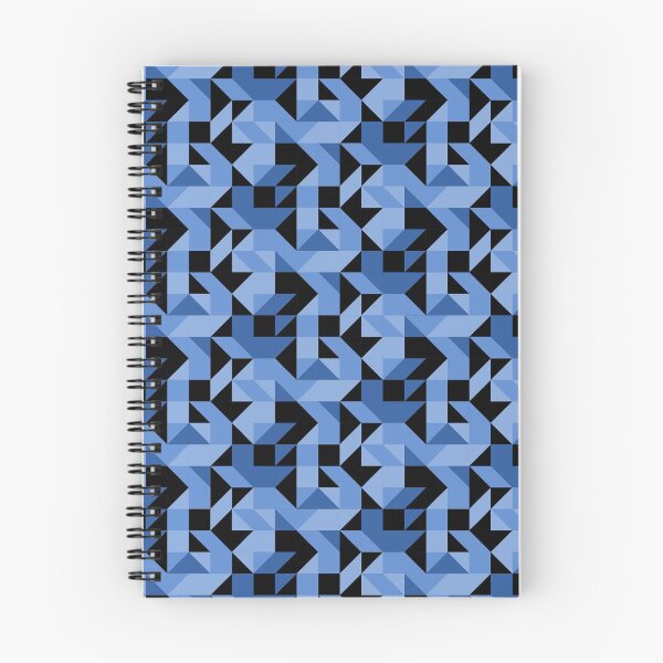 Item preview, Denim Retro Geometric Mosaic designed and sold by weirdAffect.