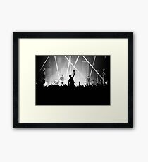 Crowd surfer Framed Print