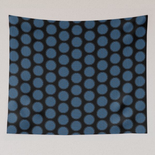 Item preview, Manchester Bee Honey Comb Blue designed and sold by impixel.