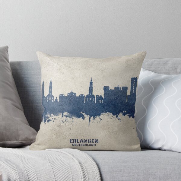 Item preview, Erlangen Germany Skyline designed and sold by ArtPrints.
