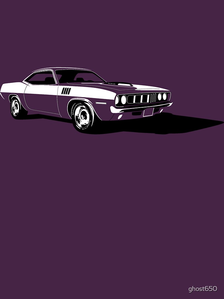 Thumbnail 7 of 7, Essential T-Shirt, Plymouth Hemi 'Cuda designed and sold by ghost650.