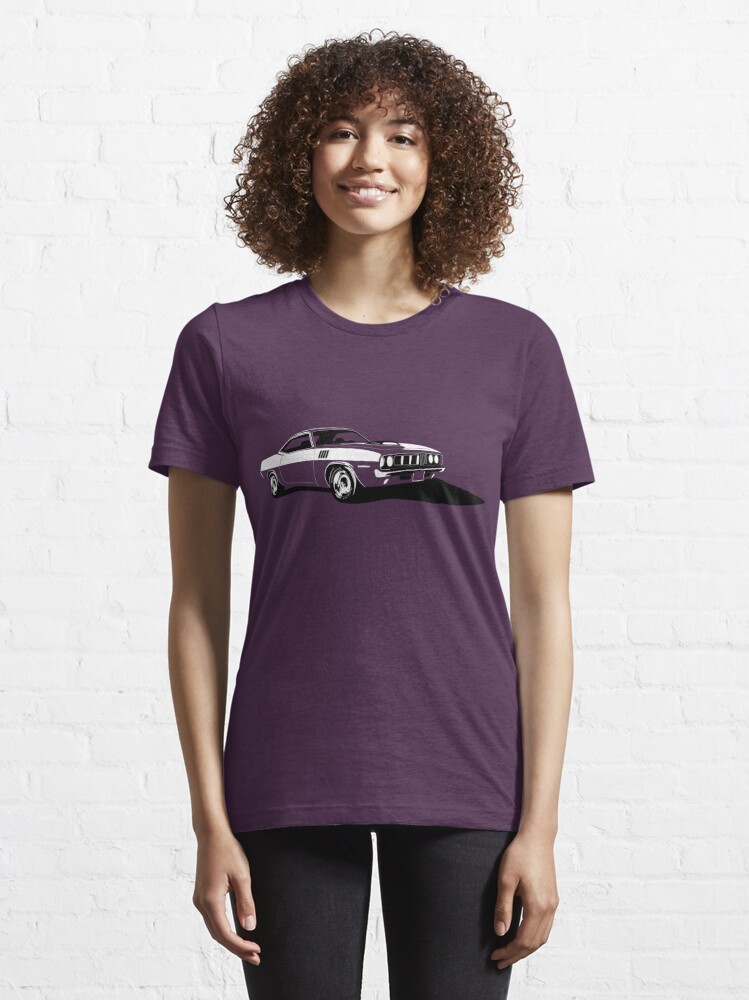Thumbnail 6 of 7, Essential T-Shirt, Plymouth Hemi 'Cuda designed and sold by ghost650.