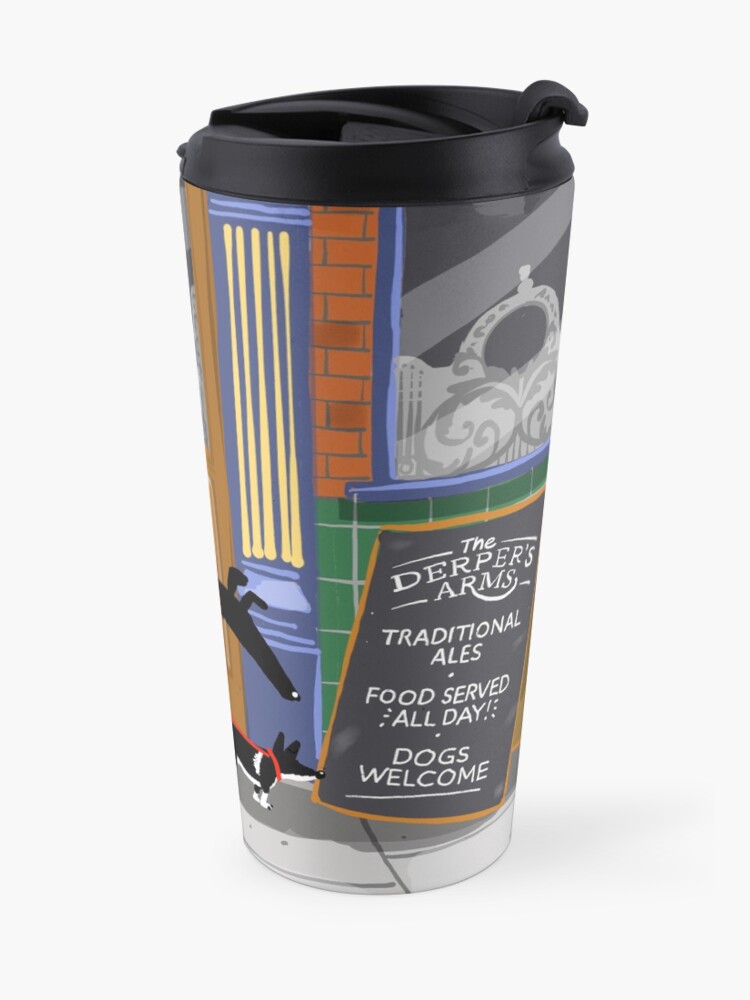 Alternate view of The Derper's Arms Travel Mug
