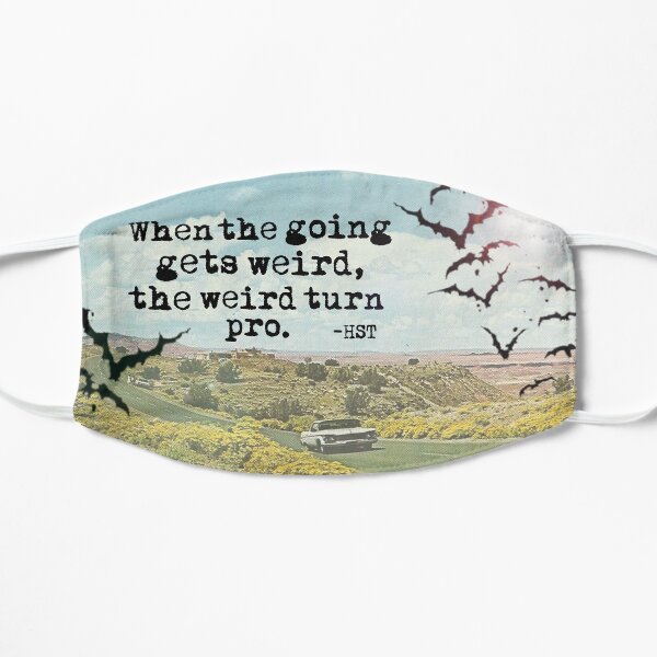 Wenn es schräg wird The Weird Turn Pro - Bunte Hunter Vintage Collage Flache Maske