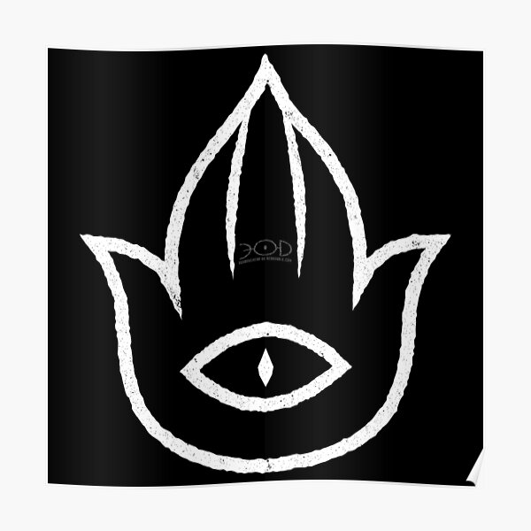 Poster Buddhist Hand Redbubble