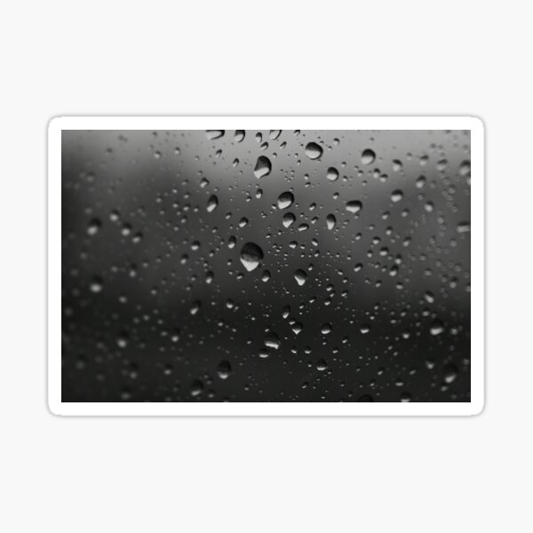 Ombre Raindrops Sticker