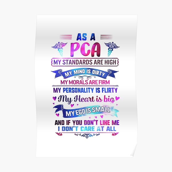 Patient Care Assistant Posters Redbubble