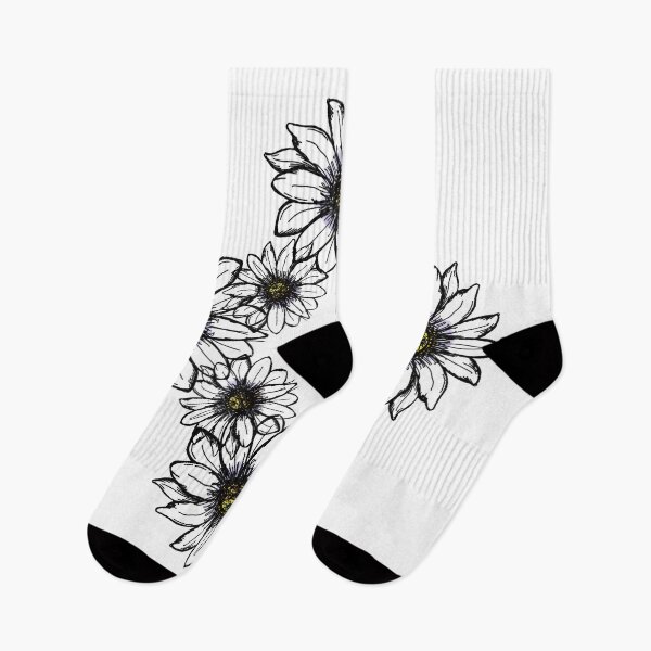Item preview, Overlapping Daisies sketch designed and sold by lmocimages.