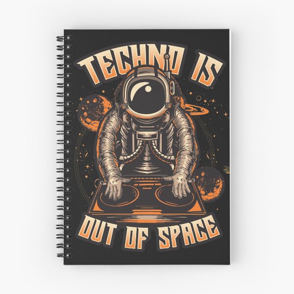 Item preview, Techno Is Out Of Space designed and sold by CreativeMoncz.