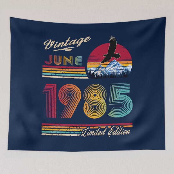 Item preview, Vintage June 1985 Birthday designed and sold by GreenSplash.