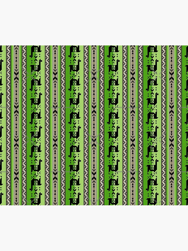 Llamas_Green and Warm Gray by miavaldez