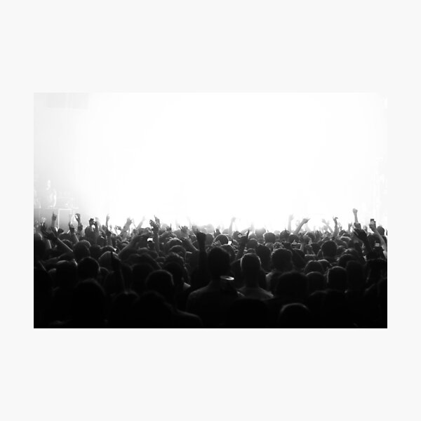 Concert crowd Photographic Print