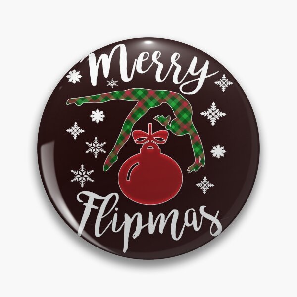 Item preview, Top Fun Merry Flipmas Christmas Gymnastics Design designed and sold by LGamble12345.