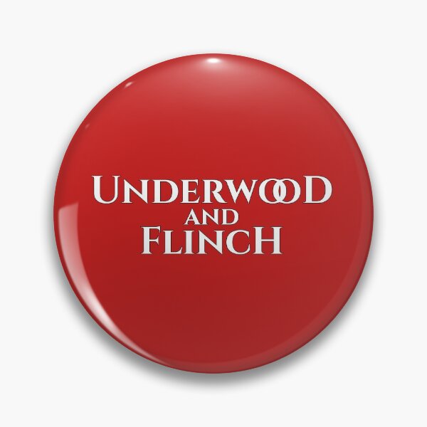 U&F White Logo Pin