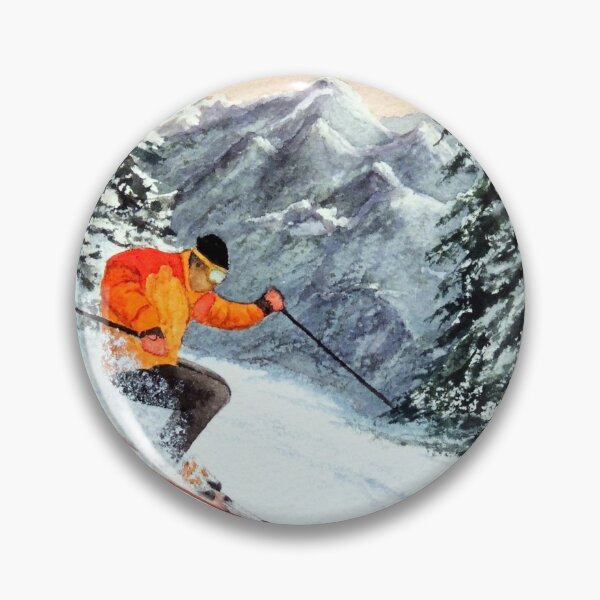 Item preview, I LOVE SKIING With A Banner designed and sold by William Holkham.