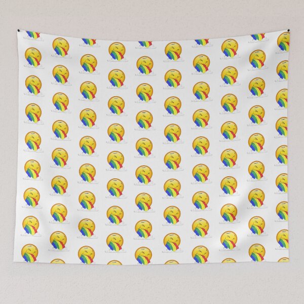 Item preview, Rainbow Vomit Emoji designed and sold by Sean  Sautter.