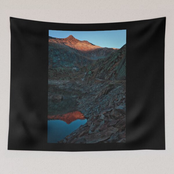 Item preview, Awesome sunrise over the swiss alp lake designed and sold by Stefan Bau.