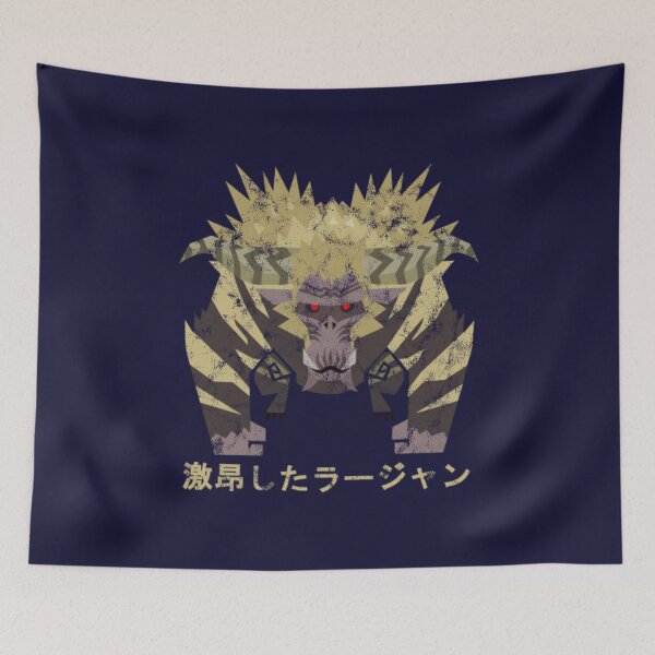 Item preview, Monster Hunter World Iceborne Furious Rajang Kanji designed and sold by StebopDesigns.