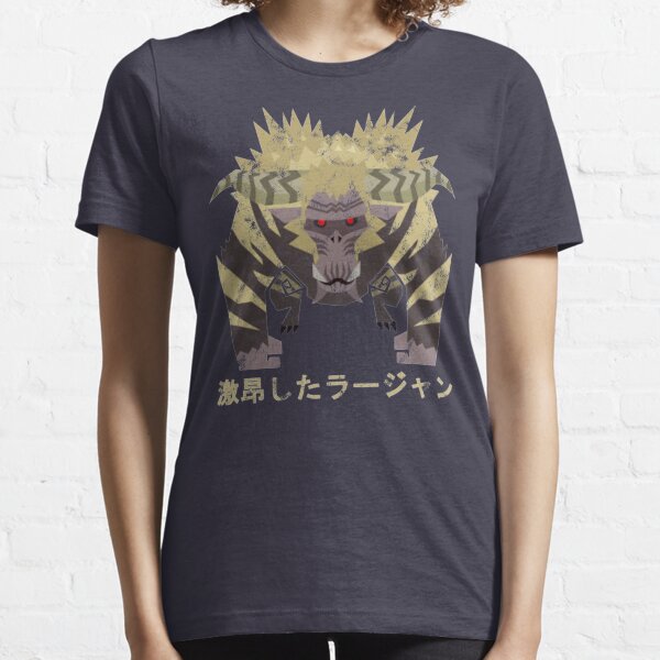 Monster Hunter World Iceborne Furious Rajang Kanji Essential T-Shirt