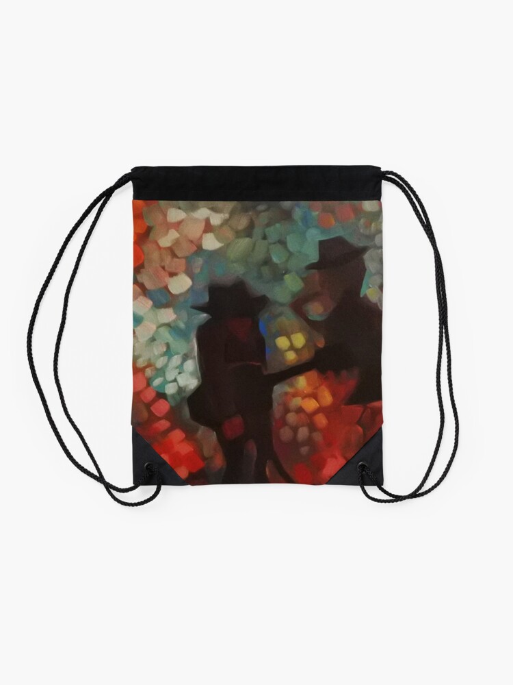 Thumbnail 2 of 3, Drawstring Bag, Festival designed and sold by ChadElliottArt.