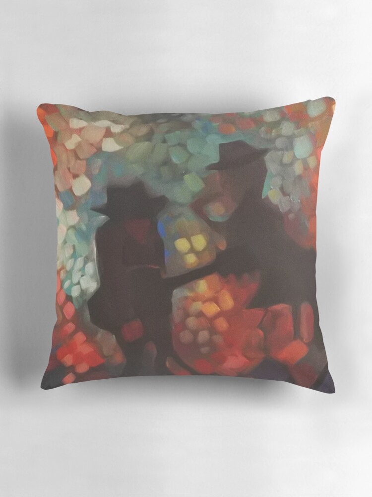 Thumbnail 3 of 4, Pillow, Festival designed and sold by ChadElliottArt.
